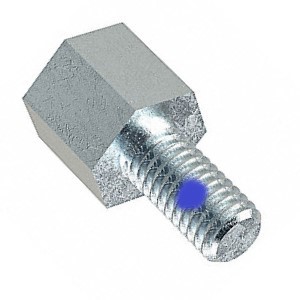 9737-S-0632-28/PA M/F STANDOFF 1/4 HEX X 1/4 L, 6-32 THD ST/ZI
